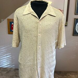 BBK waffle Button down men’s shirt